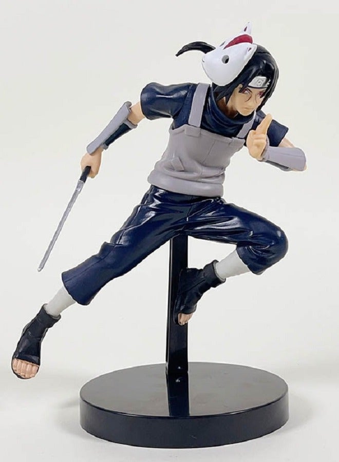 Naruto Anbu Masked Uchiha Itachi Handmade Figurine Model Doll Decoration - Image 1